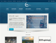 Tablet Screenshot of ecr.pl