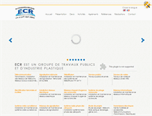 Tablet Screenshot of ecr.com.tn
